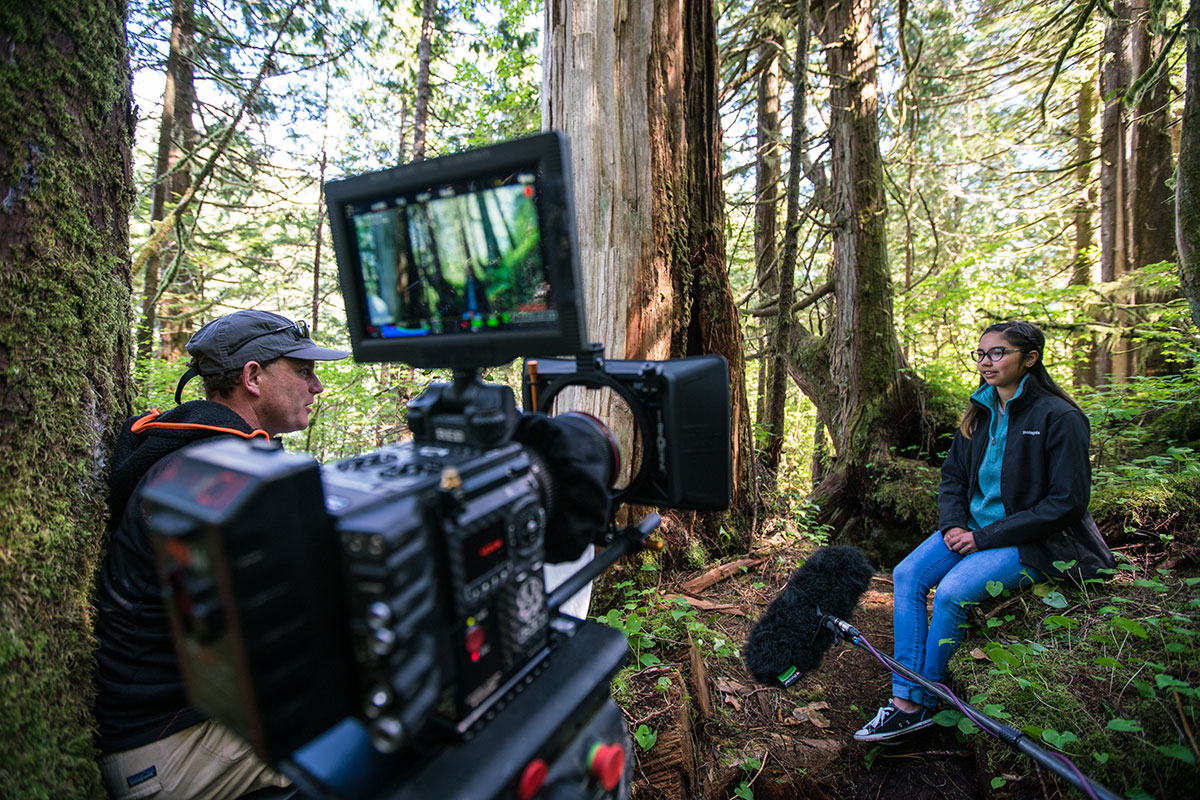 on location filming imax great bear rainforest film