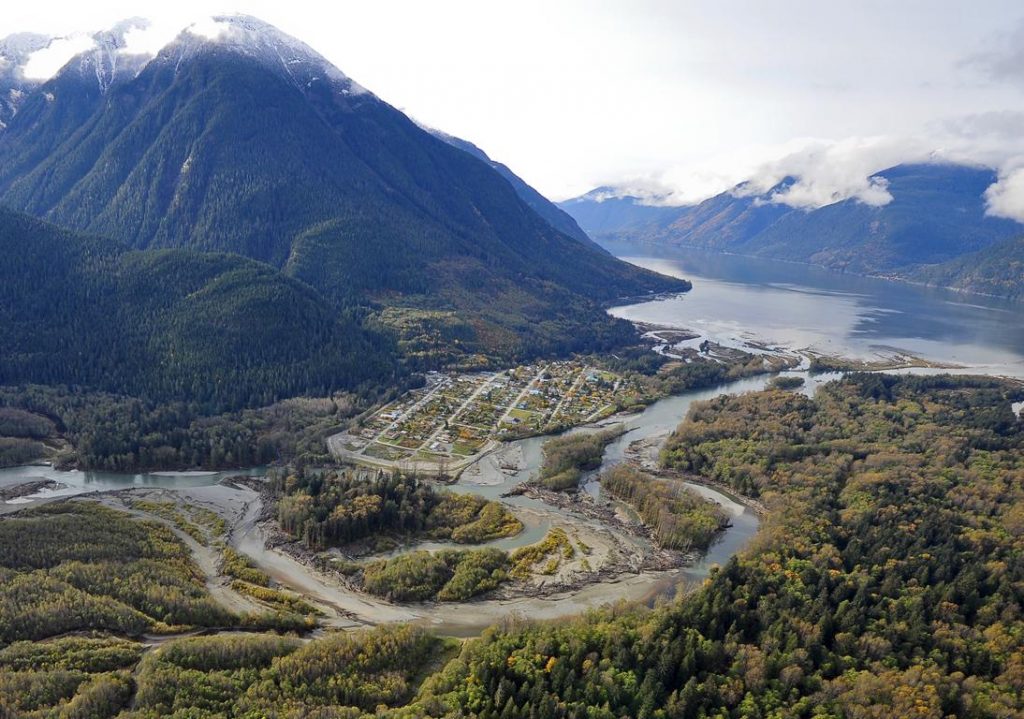 Nuxalk from the air